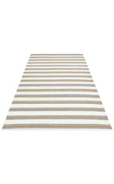 NEVADA NVD 04 WHITE BEIGE  Özel Moroccon Tuşeli Hav Toz Vermez Kaymaz Tabanlı İnce Dokuma Modern Halı