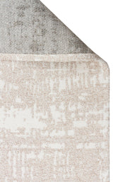 NEVADA NVD 06 IVORY CREAM  Özel Moroccon Tuşeli Hav Toz Vermez Kaymaz Tabanlı İnce Dokuma Modern Halı