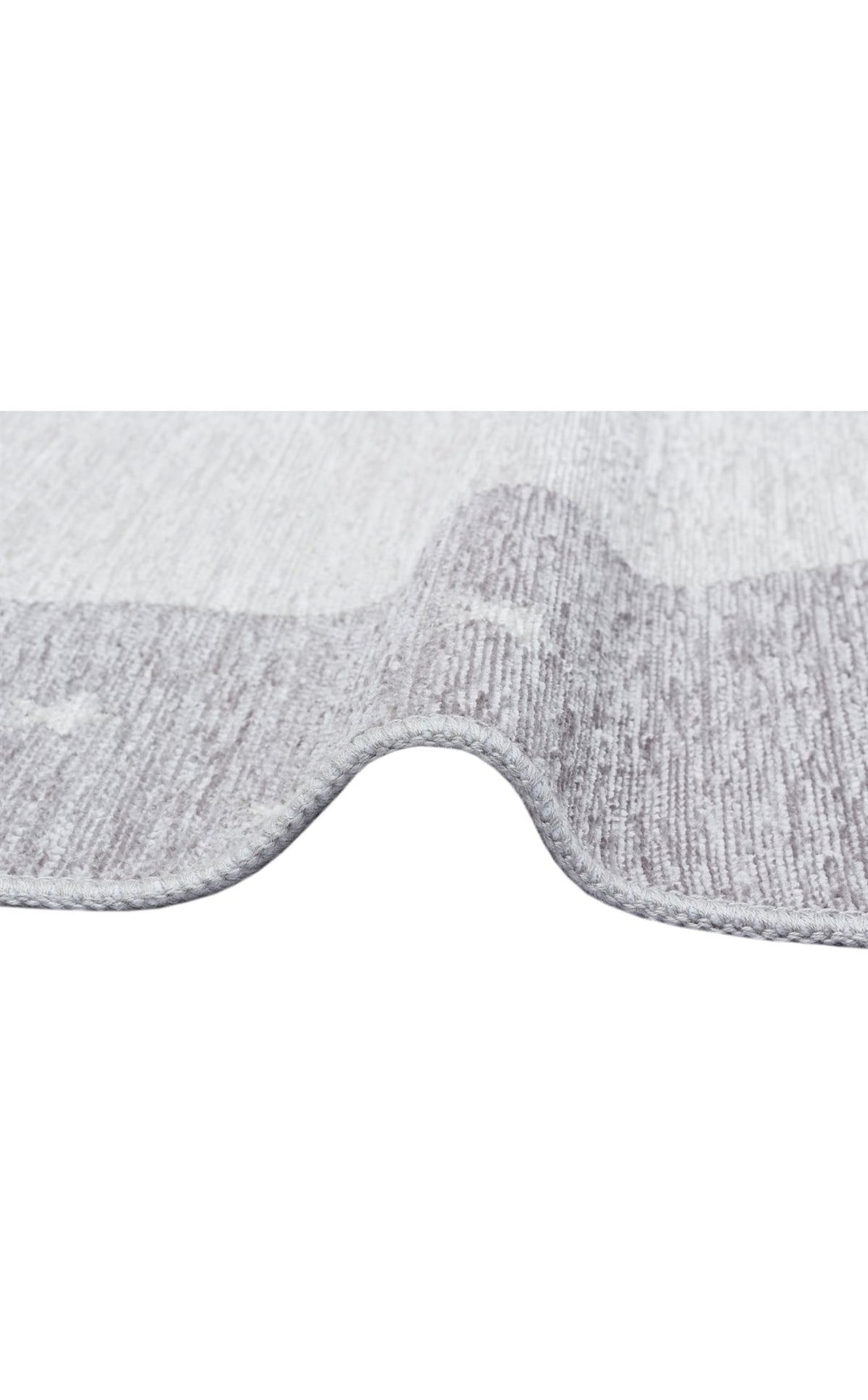 NOA BABY NB 02 GREY  Yıkanabilir Çift Taraflı Yumuşak Dokulu İnce Çocuk-Bebek Odası Halısı