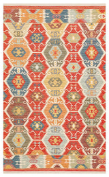 NOMAD NMD 06 RED  Yıkanabilir, Çift Taraflı Kullanıma Uygun Yumuşak Tuşeli Otantik Kilim
