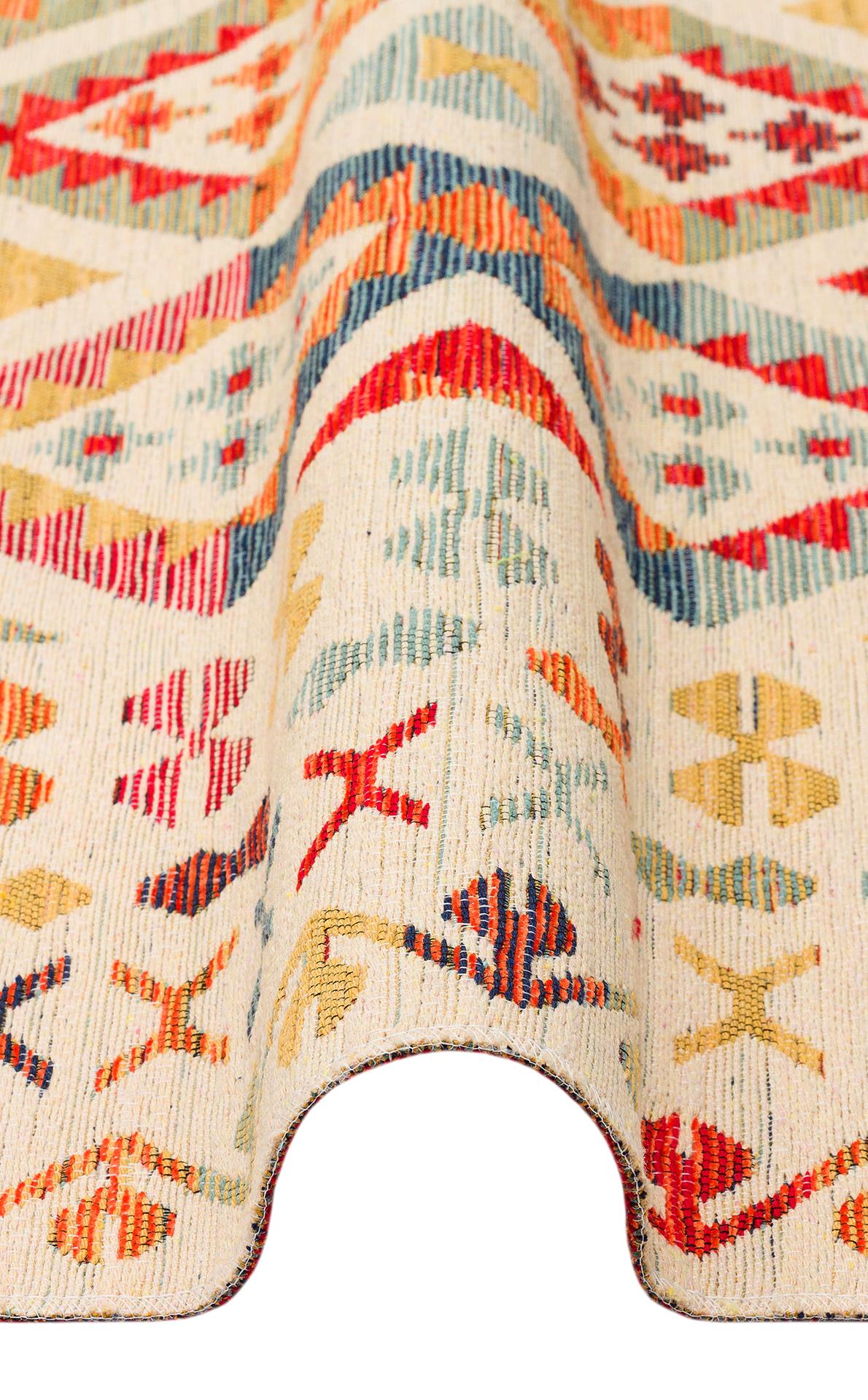 NOMAD NMD 08 LIGHT MULTY  Yıkanabilir, Çift Taraflı Kullanıma Uygun Yumuşak Tuşeli Otantik Kilim