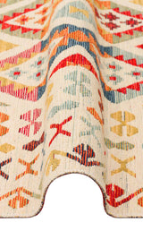 NOMAD NMD 08 LIGHT MULTY  Yıkanabilir, Çift Taraflı Kullanıma Uygun Yumuşak Tuşeli Otantik Kilim