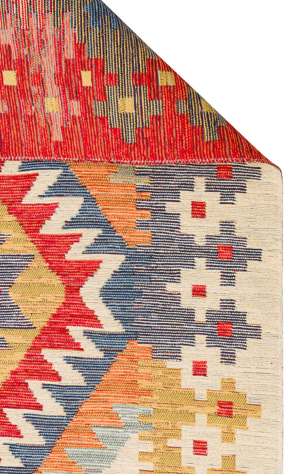 NOMAD NMD 09 LIGHT MULTY  Yıkanabilir, Çift Taraflı Kullanıma Uygun Yumuşak Tuşeli Otantik Kilim