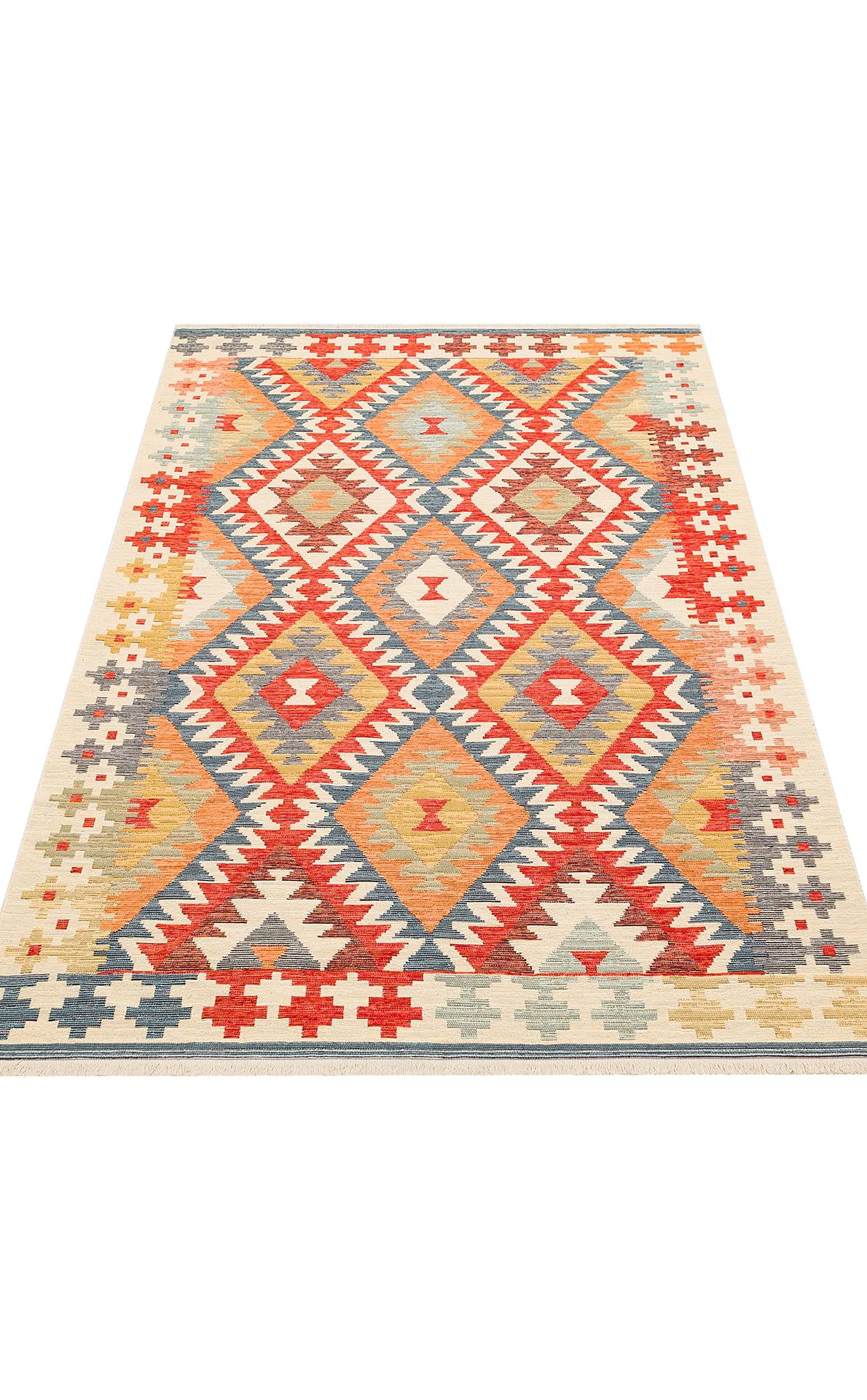 NOMAD NMD 09 LIGHT MULTY  Yıkanabilir, Çift Taraflı Kullanıma Uygun Yumuşak Tuşeli Otantik Kilim