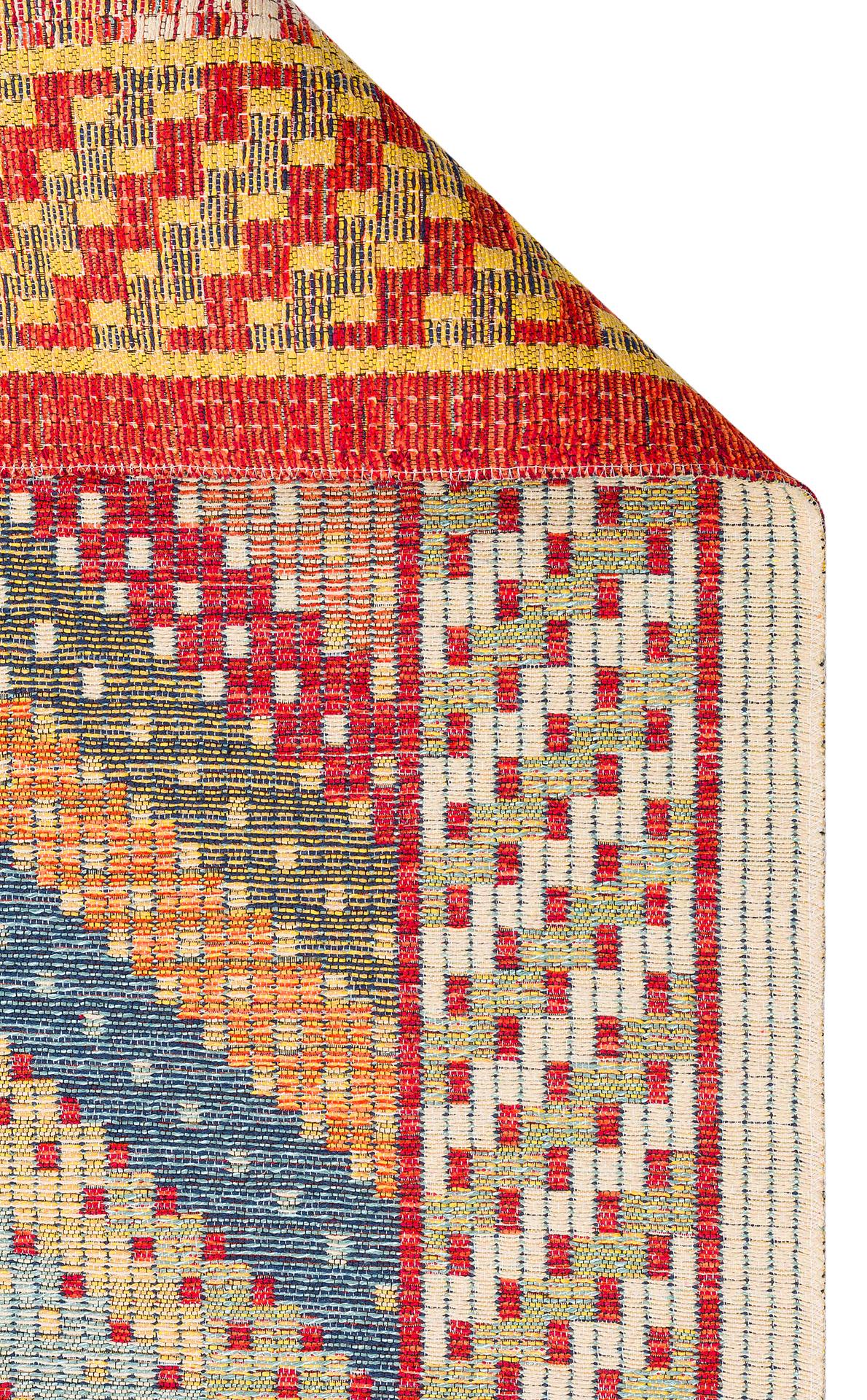 NOMAD NMD 10 RED  Yıkanabilir, Çift Taraflı Kullanıma Uygun Yumuşak Tuşeli Otantik Kilim