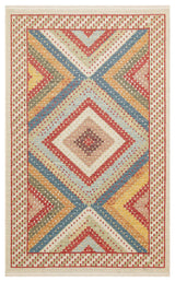 NOMAD NMD 10 RED  Yıkanabilir, Çift Taraflı Kullanıma Uygun Yumuşak Tuşeli Otantik Kilim