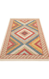 NOMAD NMD 10 RED  Yıkanabilir, Çift Taraflı Kullanıma Uygun Yumuşak Tuşeli Otantik Kilim