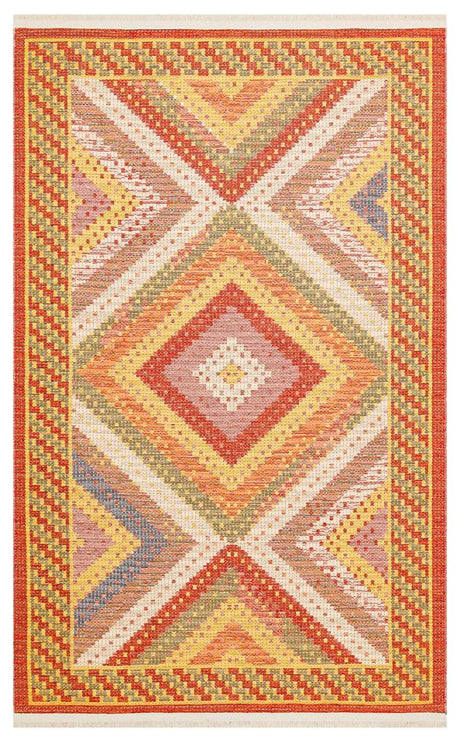NOMAD NMD 10 RED  Yıkanabilir, Çift Taraflı Kullanıma Uygun Yumuşak Tuşeli Otantik Kilim