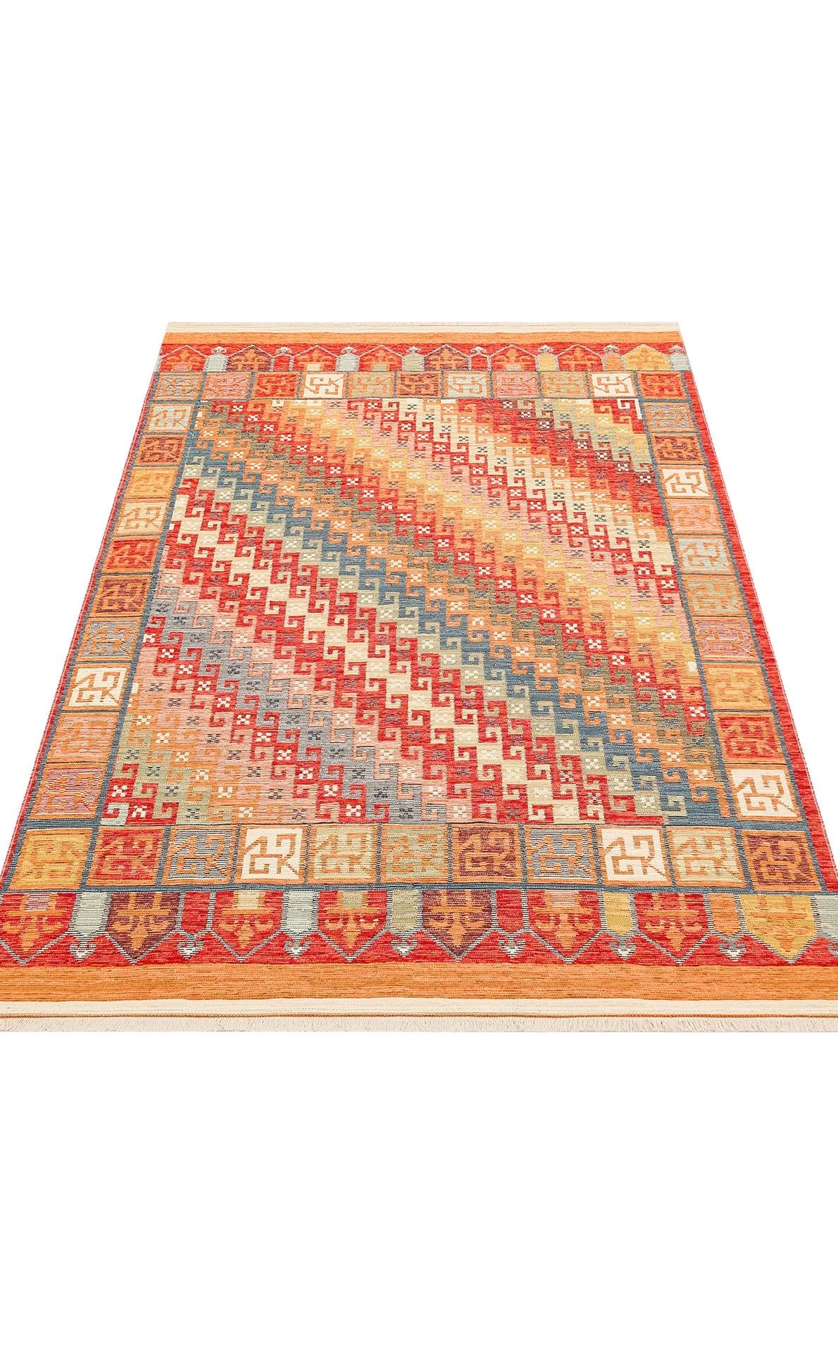 NOMAD NMD 11 TERRA  Yıkanabilir, Çift Taraflı Kullanıma Uygun Yumuşak Tuşeli Otantik Kilim