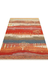 NOMAD NMD 12 TERRA  Yıkanabilir, Çift Taraflı Kullanıma Uygun Yumuşak Tuşeli Otantik Kilim