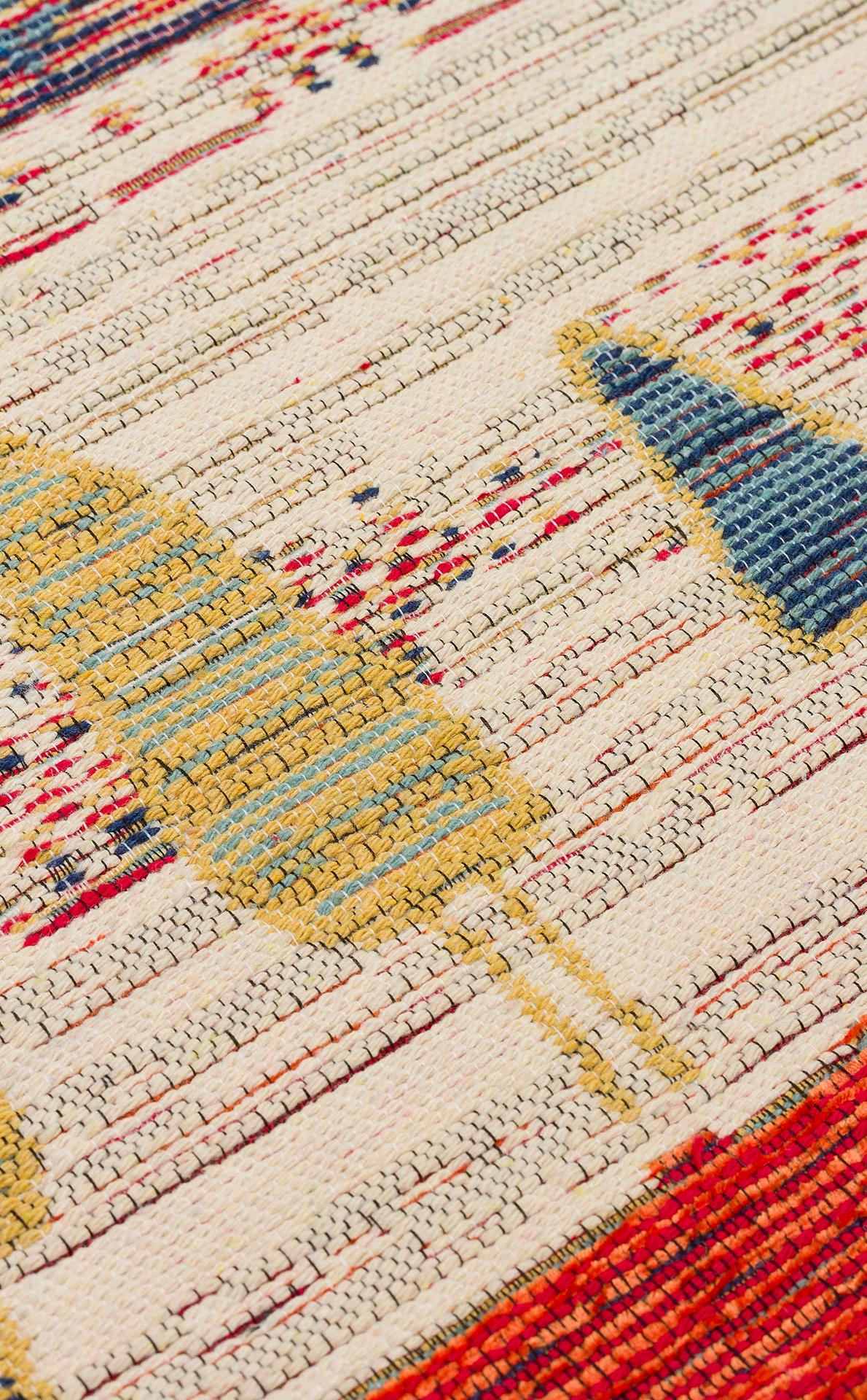 NOMAD NMD 12 TERRA  Yıkanabilir, Çift Taraflı Kullanıma Uygun Yumuşak Tuşeli Otantik Kilim