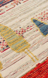 NOMAD NMD 12 TERRA  Yıkanabilir, Çift Taraflı Kullanıma Uygun Yumuşak Tuşeli Otantik Kilim