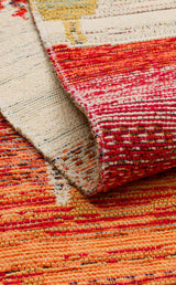 NOMAD NMD 12 TERRA  Yıkanabilir, Çift Taraflı Kullanıma Uygun Yumuşak Tuşeli Otantik Kilim