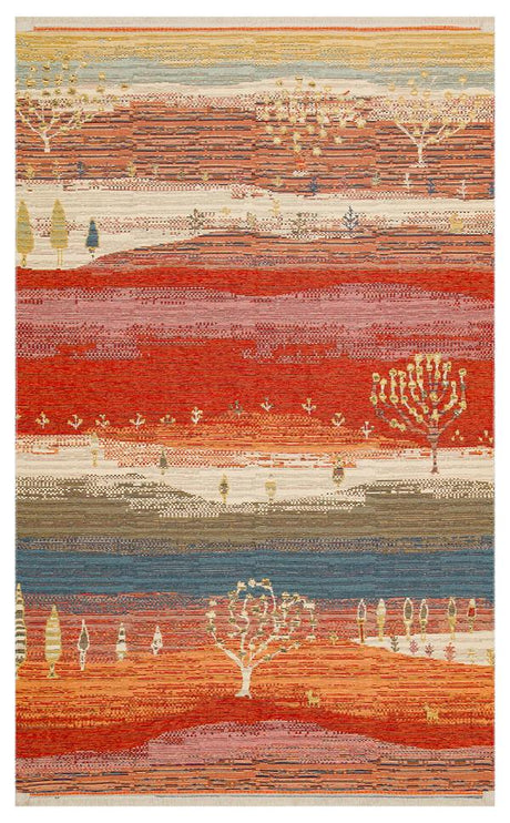 NOMAD NMD 12 TERRA  Yıkanabilir, Çift Taraflı Kullanıma Uygun Yumuşak Tuşeli Otantik Kilim