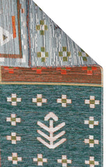 NOMAD NMD 14 AQUA MULTY  Yıkanabilir Çift Taraflı Kullanıma Uygun Yumuşak Tuşeli Otantik Kilim