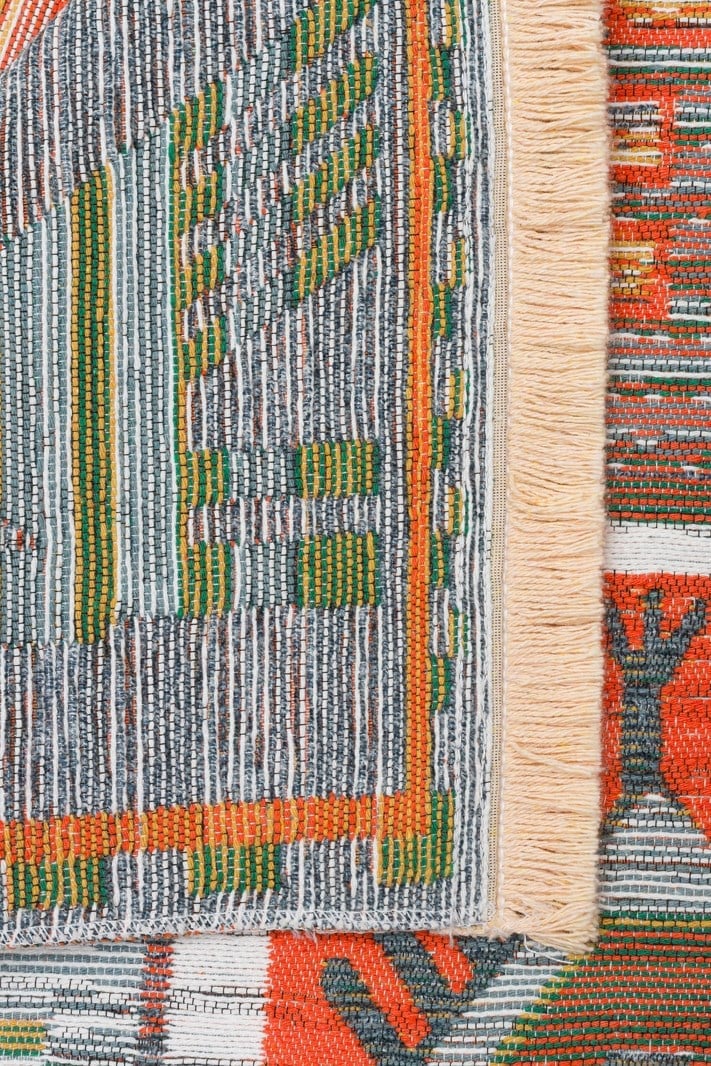 NOMAD NMD 14 AQUA MULTY  Yıkanabilir Çift Taraflı Kullanıma Uygun Yumuşak Tuşeli Otantik Kilim