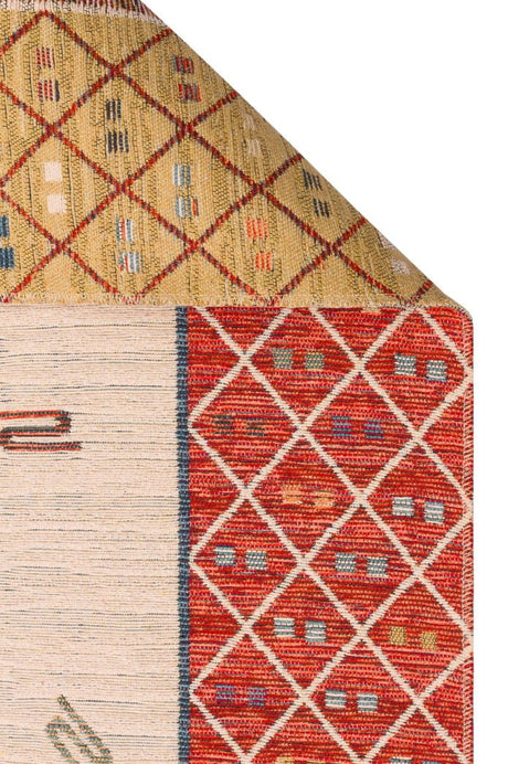 NOMAD NMD 15 LIGHT MULTY  Yıkanabilir Çift Taraflı Kullanıma Uygun Yumuşak Tuşeli Otantik Kilim