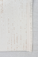 NORA NOR 01 BEIGE Hav Toz Vermez Yıkanabilir Kaymaz İnce Dokuma Modern Halı