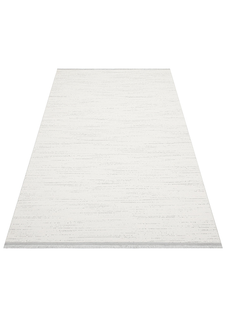 NORA NOR 01 SILVER Hav Toz Vermez Yıkanabilir Kaymaz İnce Dokuma Modern Halı