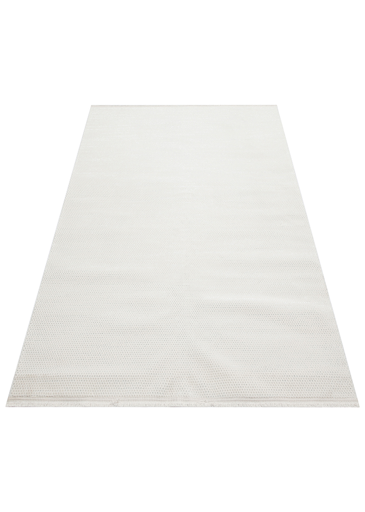 NORA NOR 01 WHITE Hav Toz Vermez Yıkanabilir Kaymaz İnce Dokuma Modern Halı