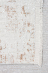 NORA NOR 02 BEIGE Hav Toz Vermez Yıkanabilir Kaymaz İnce Dokuma Modern Halı
