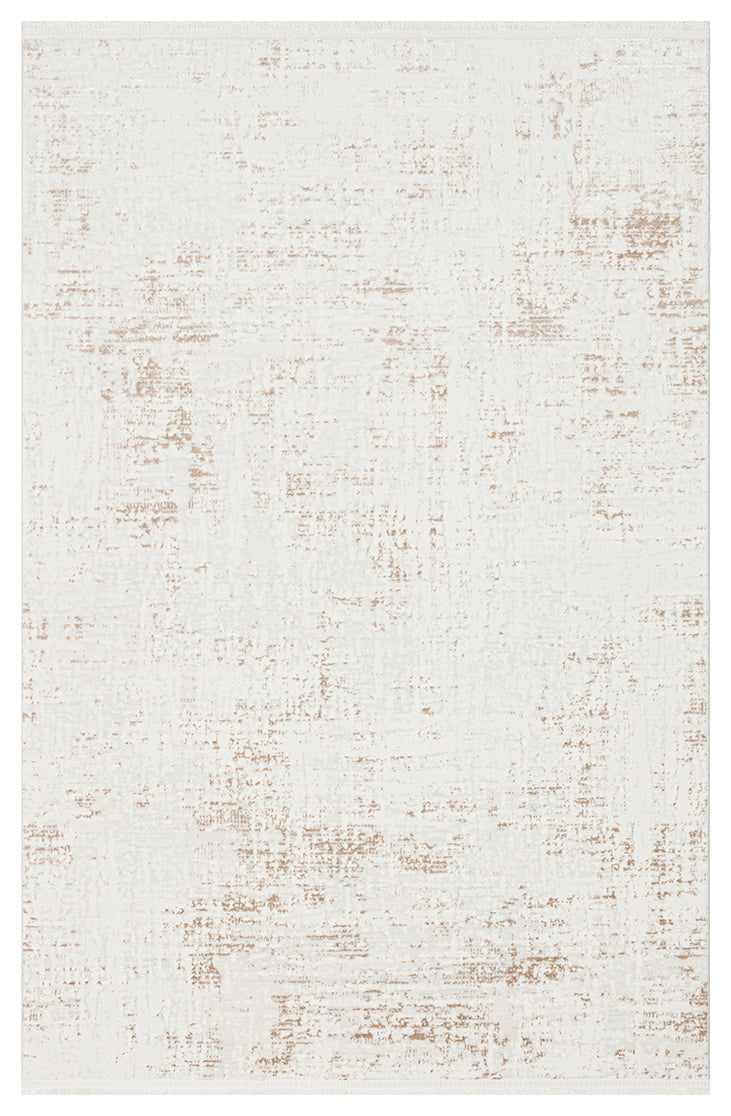 NORA NOR 02 BEIGE Hav Toz Vermez Yıkanabilir Kaymaz İnce Dokuma Modern Halı