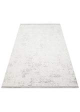 NORA NOR 02 SILVER Hav Toz Vermez Yıkanabilir Kaymaz İnce Dokuma Modern Halı