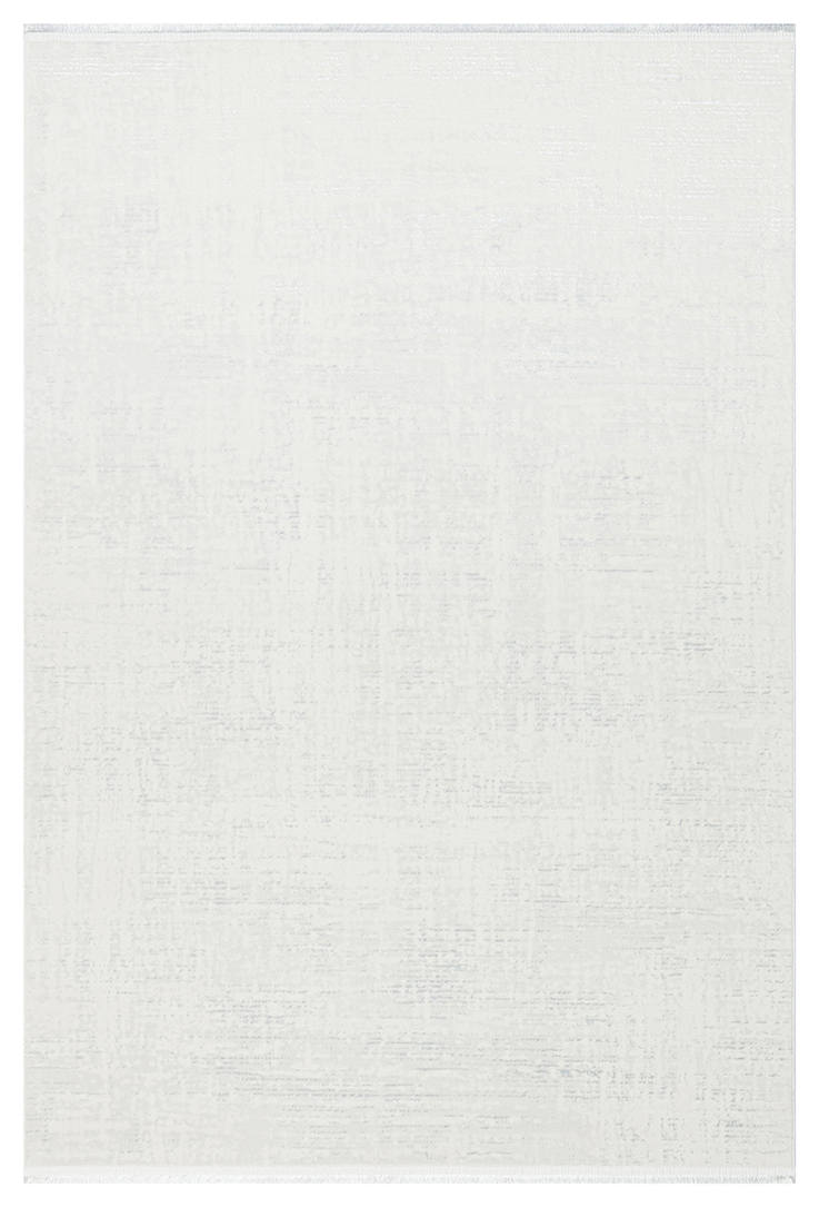 NORA NOR 02 WHITE Hav Toz Vermez Yıkanabilir Kaymaz İnce Dokuma Modern Halı