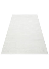 NORA NOR 02 WHITE Hav Toz Vermez Yıkanabilir Kaymaz İnce Dokuma Modern Halı