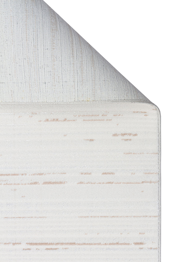 NORA NOR 03 BEIGE Hav Toz Vermez Yıkanabilir Kaymaz İnce Dokuma Modern Halı