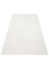 NORA NOR 03 WHITE Hav Toz Vermez Yıkanabilir Kaymaz İnce Dokuma Modern Halı