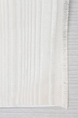 NORA NOR 03 WHITE Hav Toz Vermez Yıkanabilir Kaymaz İnce Dokuma Modern Halı