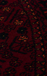 NOSTALJI 960 RED Q  Afgan / Yağcıbedir Desenli El Emeği ile Özel Tezgahlarda Üretilen Tensel Uşak Halısı