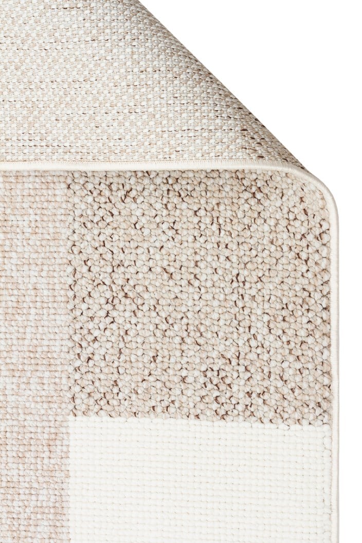 OSLO OSL 07 BEIGE  Hav Vermeyen İpler ile Üretilen Yumuşak Tuşeli Örgü Dokuma Modern Makine Halısı