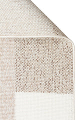 OSLO OSL 07 BEIGE  Hav Vermeyen İpler ile Üretilen Yumuşak Tuşeli Örgü Dokuma Modern Makine Halısı
