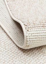 OSLO OSL 07 BEIGE  Hav Vermeyen İpler ile Üretilen Yumuşak Tuşeli Örgü Dokuma Modern Makine Halısı