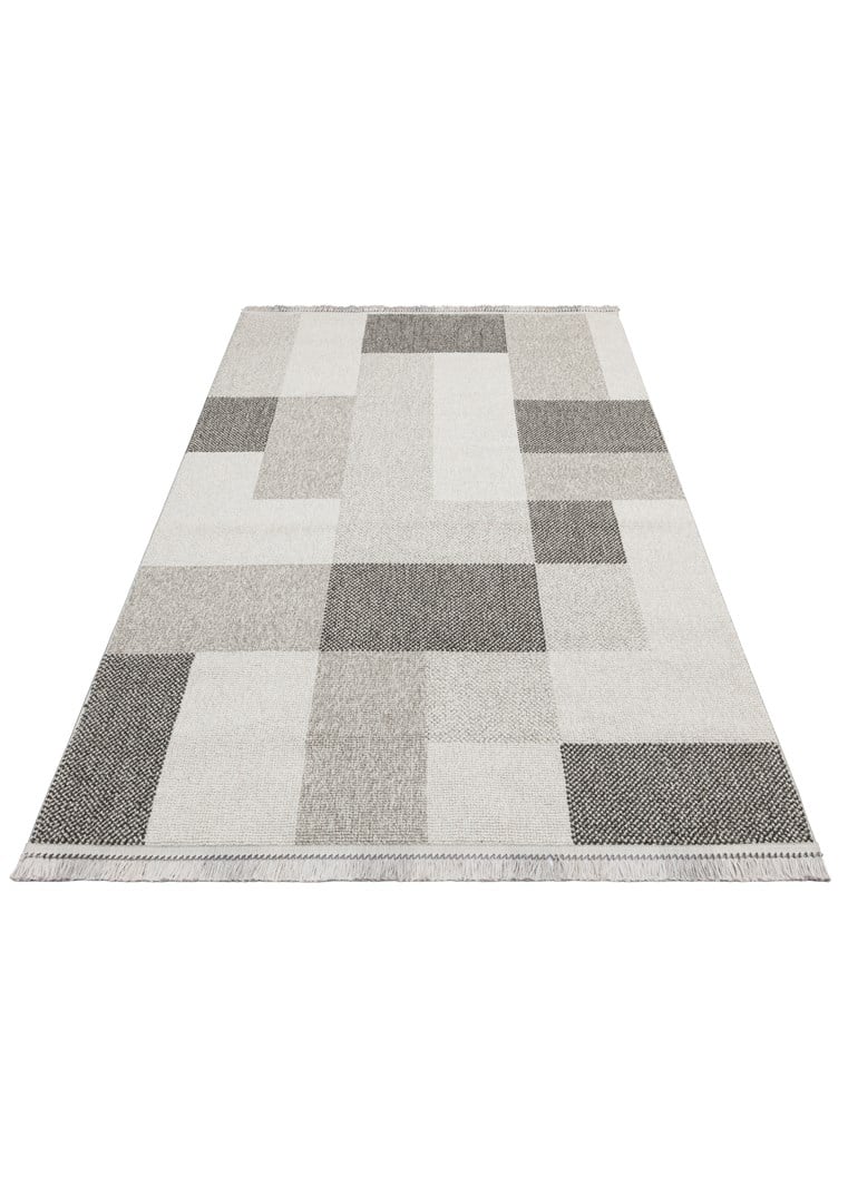 OSLO OSL 07 GREY  Hav Toz Vermez Hasır Dokuma Modern Makine Halısı