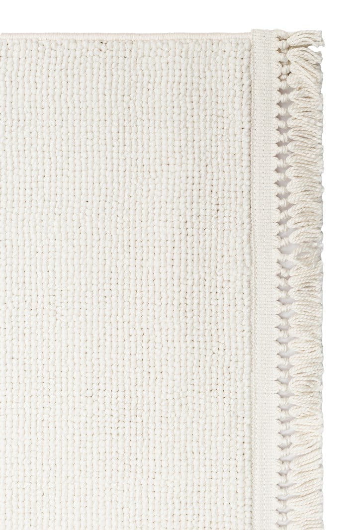 OSLO OSL PLAIN WHITE  Hav Toz Vermez Hasır Dokuma Modern Makine Halısı
