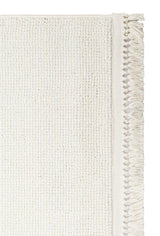 OSLO OSL PLAIN WHITE  Hav Toz Vermez Hasır Dokuma Modern Makine Halısı