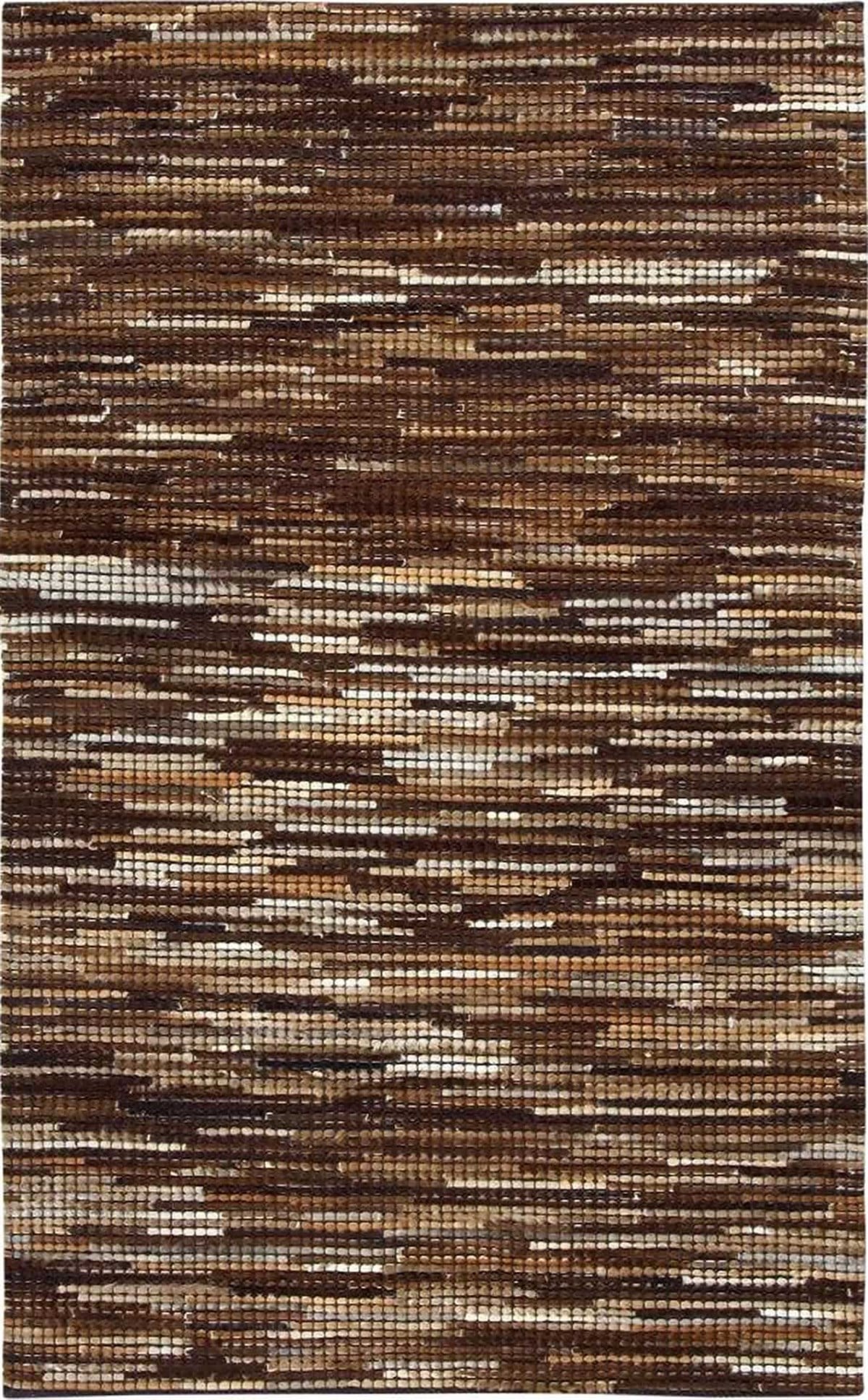 OXFORD 3954 BROWN MIX XW  Modern Deri Halı