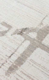 PADONA PDN 02 CREAM GREY  Extra Yumuşak Dokulu Sık Dokuma Modern Desenlere Sahip Şık Salon Halısı