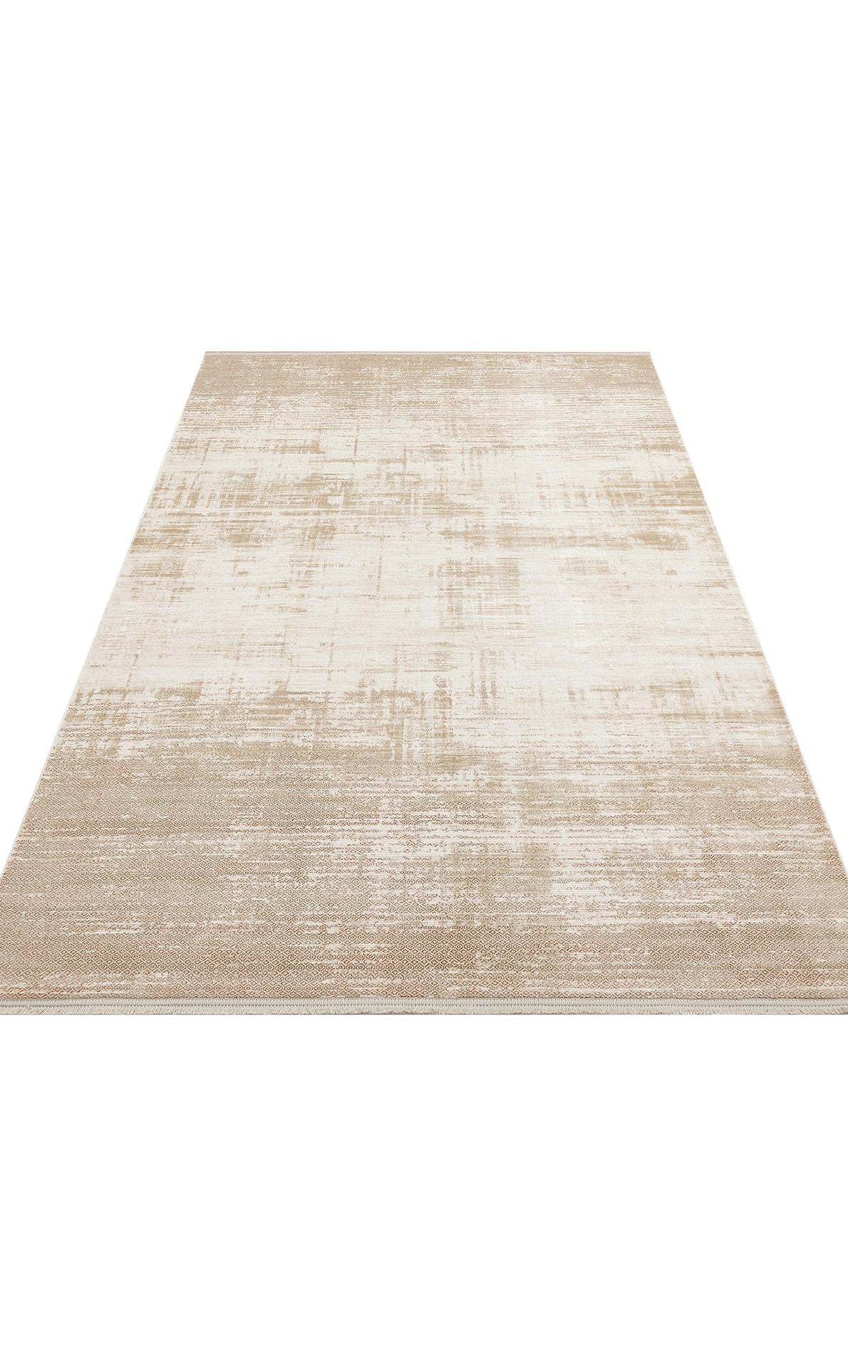 PADONA PDN 04 CREAM BEIGE  Extra Yumuşak Dokulu Sık Dokuma Modern Desenlere Sahip Şık Salon Halısı