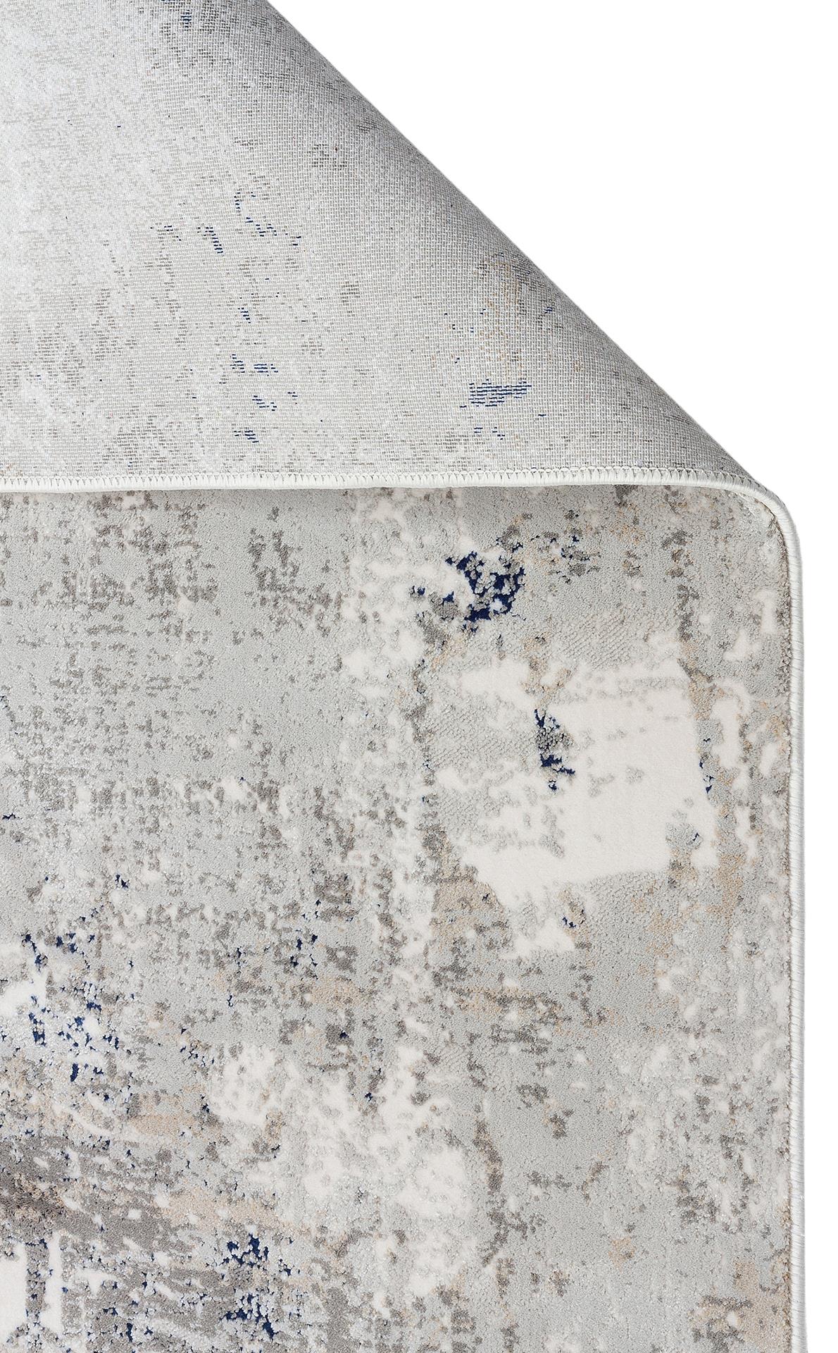 PADONA PDN 06 GREY NAVY  Extra Yumuşak Dokulu Sık Dokuma Modern Desenlere Sahip Şık Salon Halısı