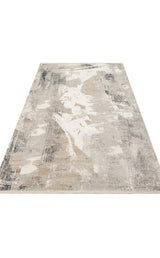 PADONA PDN 06 GREY NAVY  Extra Yumuşak Dokulu Sık Dokuma Modern Desenlere Sahip Şık Salon Halısı