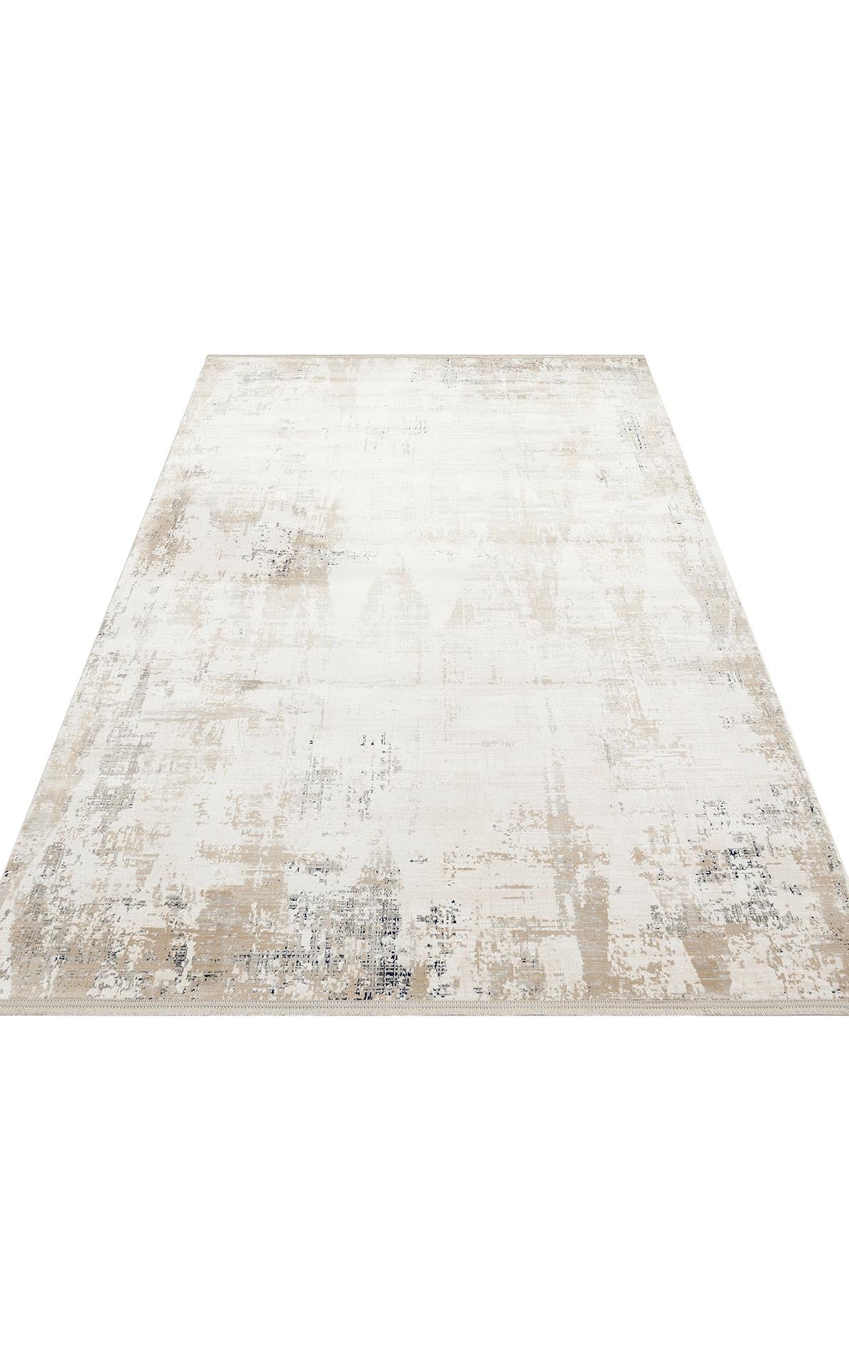 PADONA PDN 07 CREAM BEIGE  Extra Yumuşak Dokulu Sık Dokuma Modern Desenlere Sahip Şık Salon Halısı