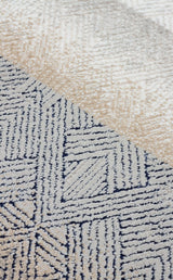 PADONA PDN 08 CREAM GREY  Extra Yumuşak Dokulu Sık Dokuma Modern Desenlere Sahip Şık Salon Halısı