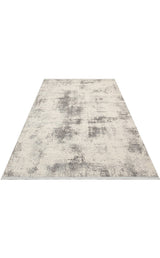 PASSAGE PLZ 01 CREAM GREY  Yumuşak Tuşeli Sık Dokuma Modern Halı