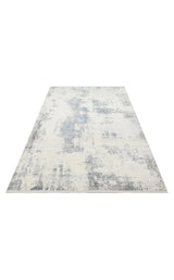 PASSAGE PLZ 01 CREAM NAVY  Yumuşak Tuşeli Sık Dokuma Modern Halı