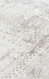 PASSAGE PLZ 02 CREAM VIZON  Yumuşak Tuşeli Sık Dokuma Modern Halı