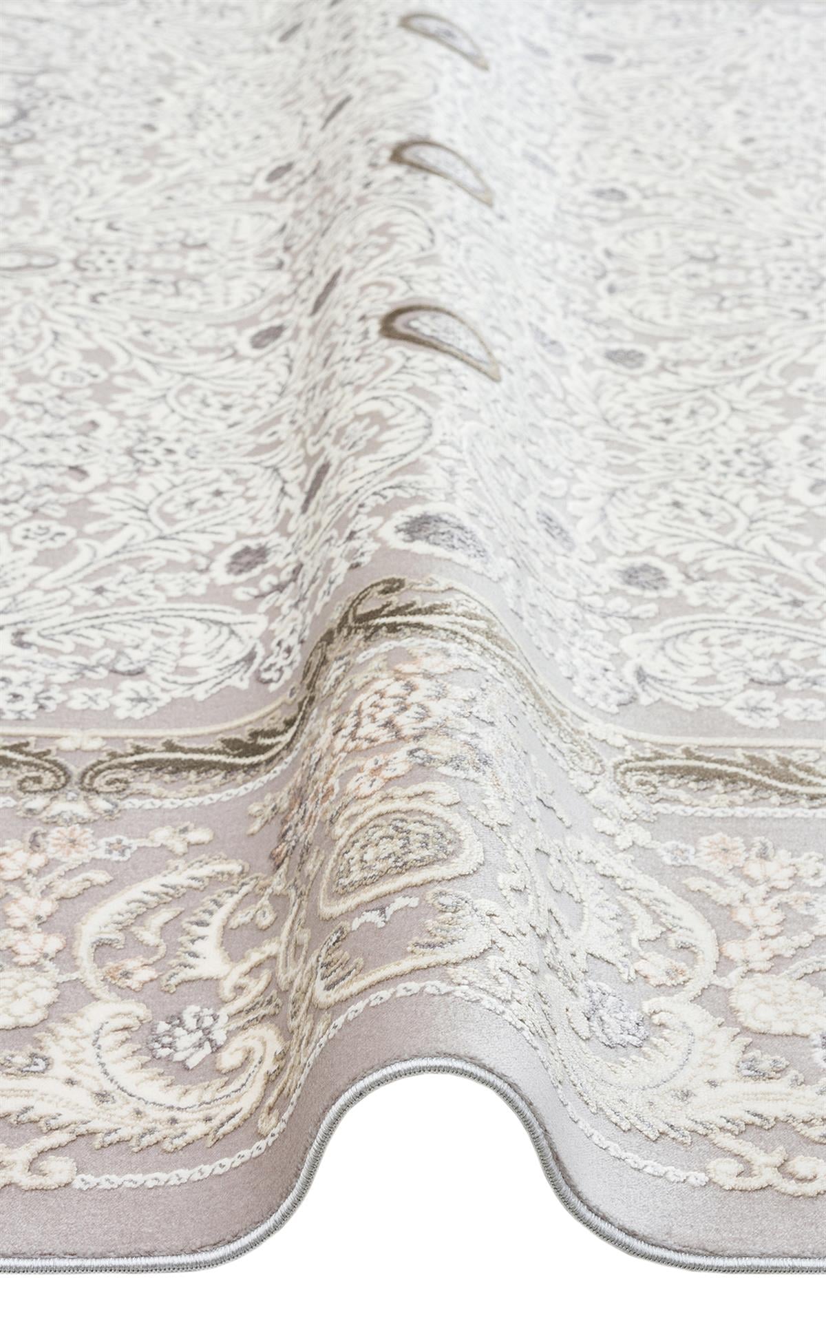 PASSAGE PLZ 04 CREAM VIZON  Yumuşak Tuşeli Sık Dokuma Modern Halı